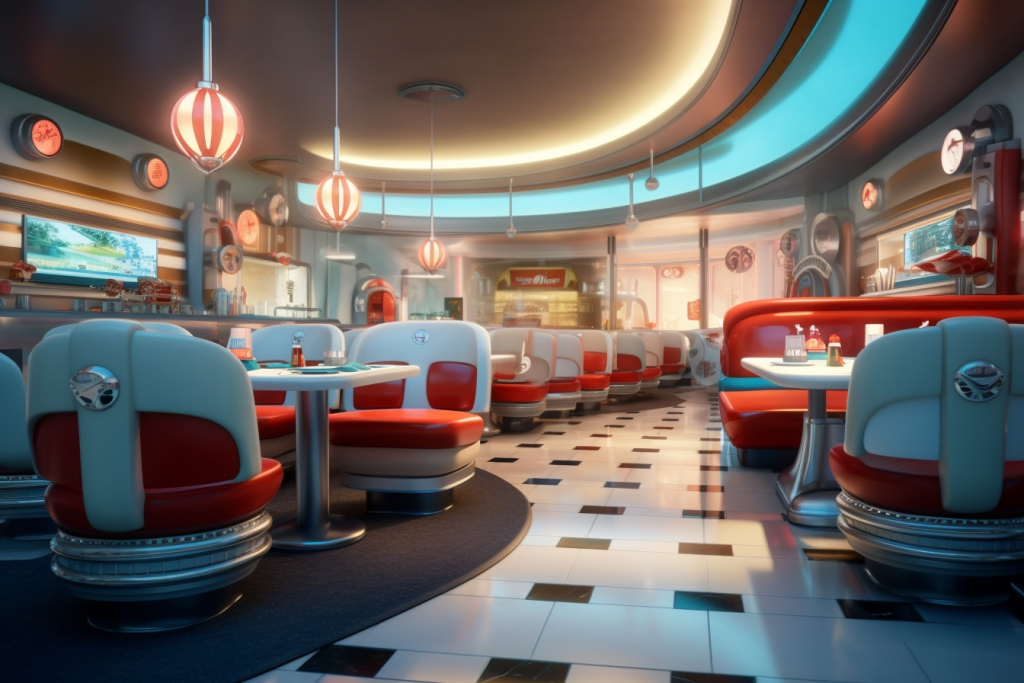 A cool diner for angels and devils.