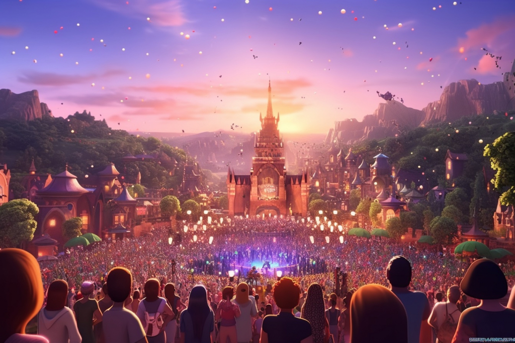 A summer music festival in the kingdom.