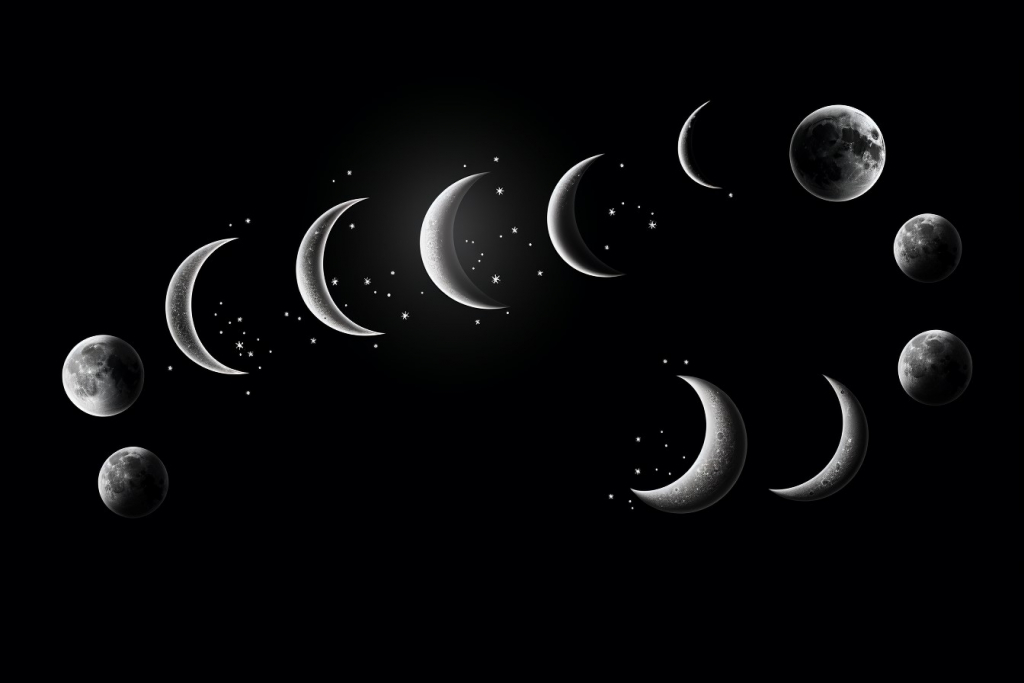 Phases of moon.
