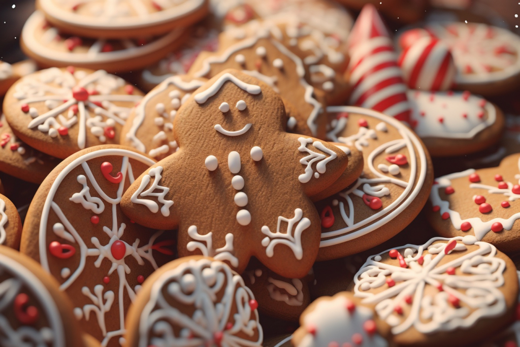 Cute Christmas cookies.