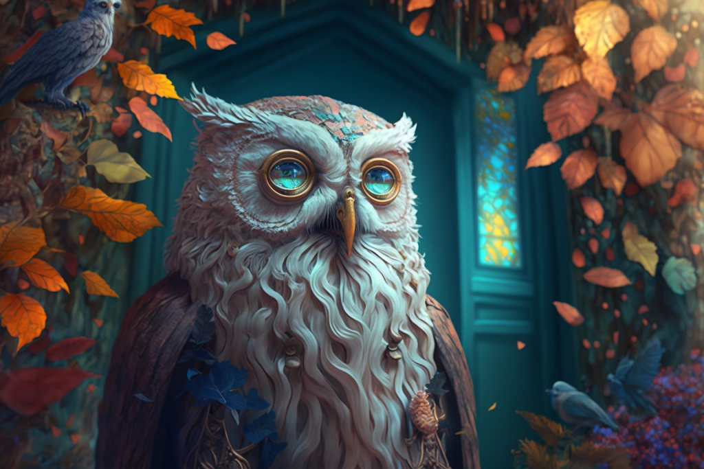 Old wise owl professor Whoot.