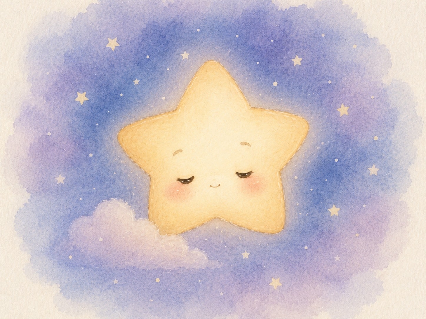 Luna Quiet Garden scene from Luna and the Sleepy Star