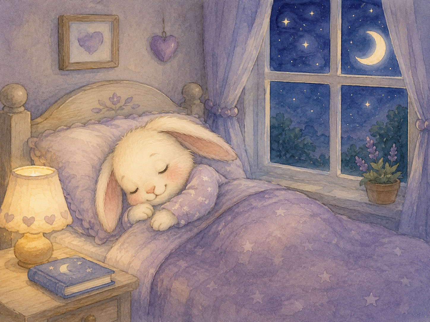 Luna Peaceful Dreams scene from Luna and the Sleepy Star
