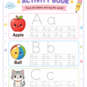 Letter Tracing Activity Book product cover