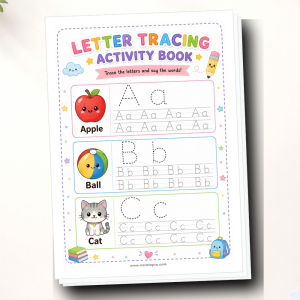 Letter Tracing Activity Book landscape product cover