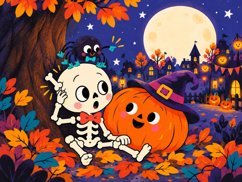 Pipo discovers Bonesy's missing bone caught behind his skull